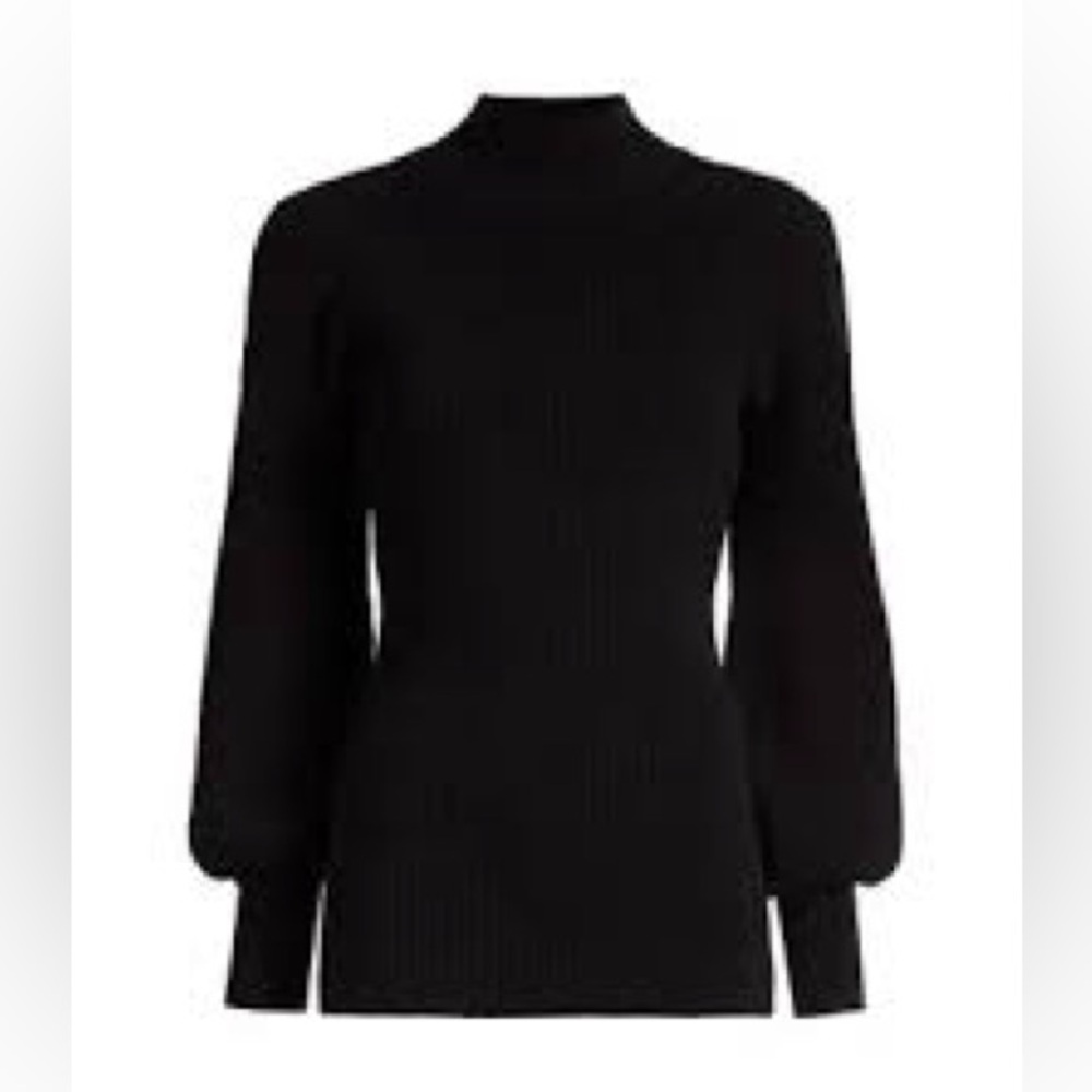 Hill House Home black sweater with bishop sleeves